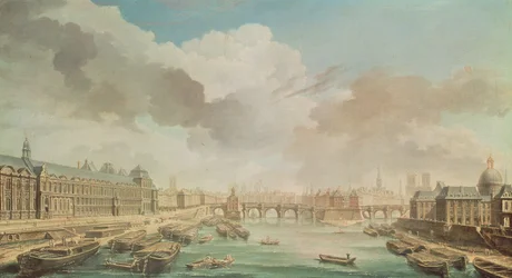 Louvre, Pont Neuf og College des Quatre Nations, 1755